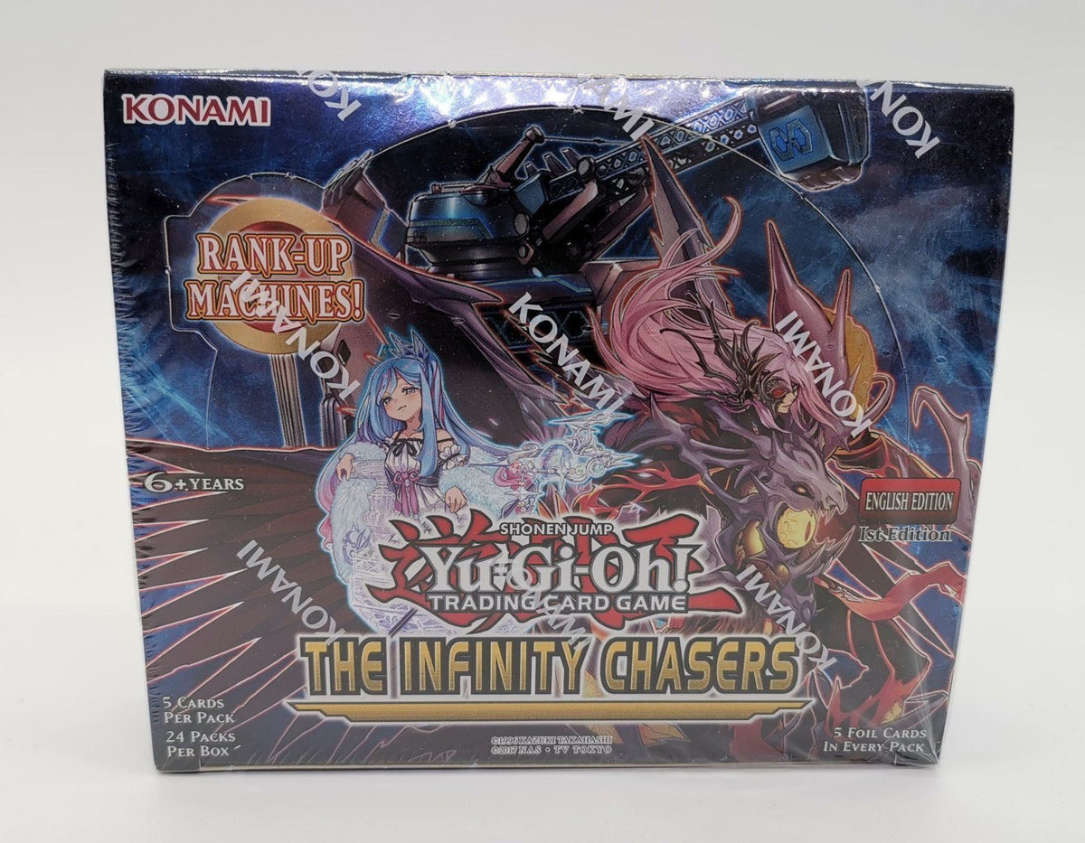 thumbnail interactive-video image 1 of Yu-Gi-Oh! Infinity Chasers 1st Edition Booster Box – Factory Sealed (24 Packs) 1 of 4