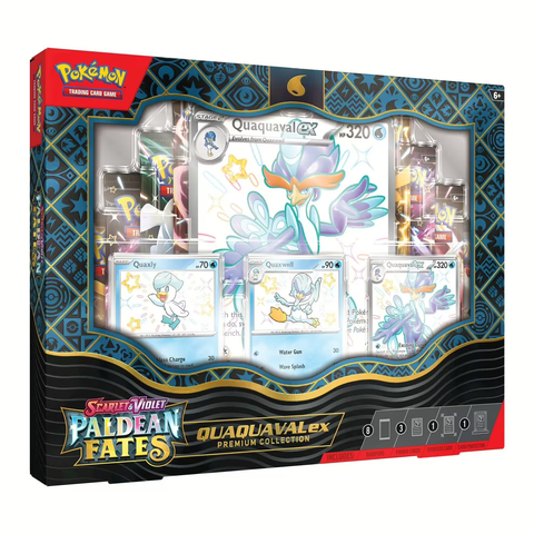 Pokémon SV04.5 Paldean Fates Quaquaval ex Premium Collection / EN