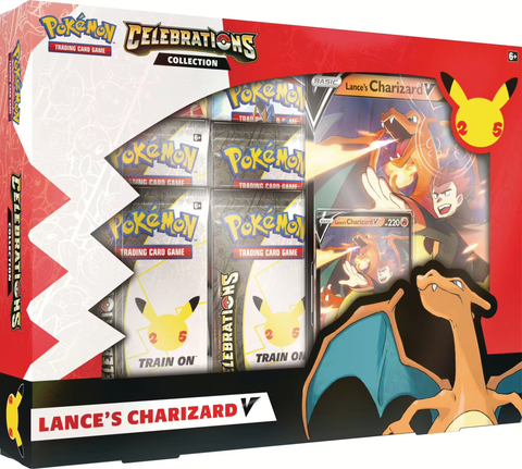 Pokémon SWSH07.5 Celebrations Lance's Charizard V Collection Box / EN